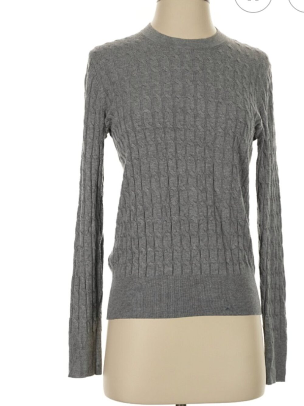 Zara Cable Knit Pullover Sweater